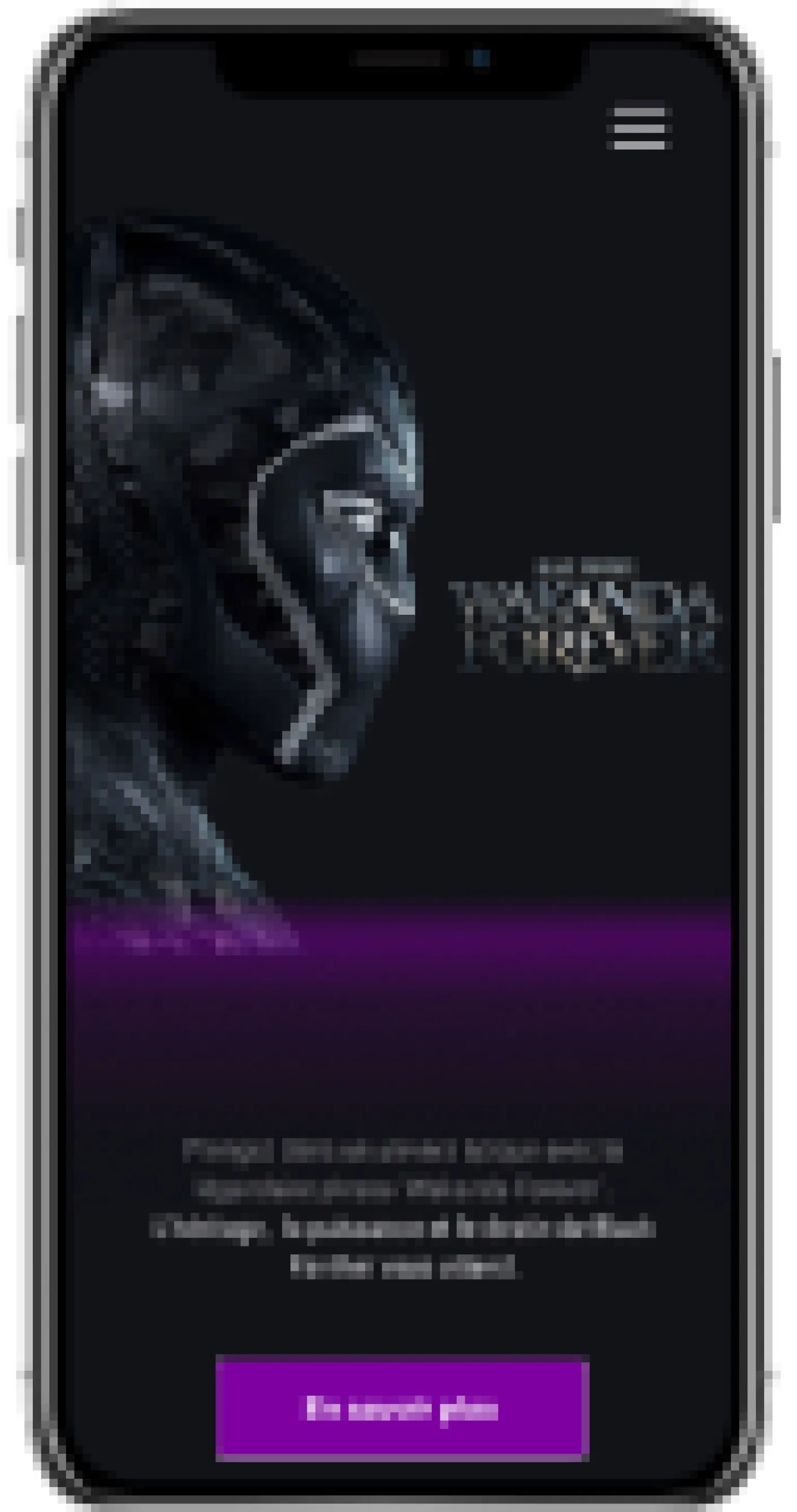 mockup of the site